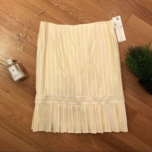 NWT Nanette Lepore Sherbet Striped Skirt (Size 4)